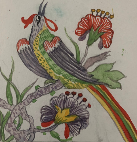 Ancien projet original gouache - ancien,