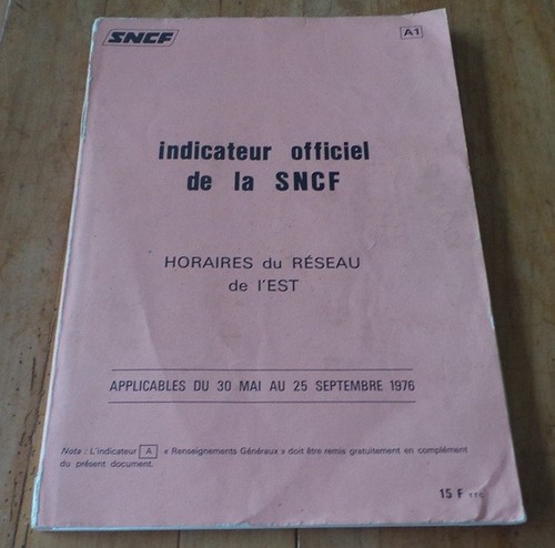 Rare sncf indicateur - -,