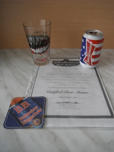 Grand verre biere budweiser - a,