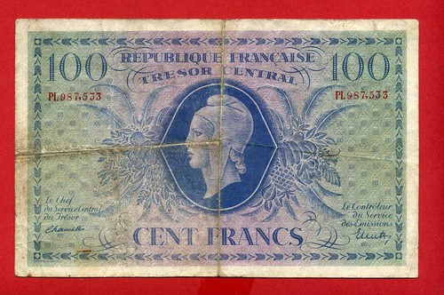 100 francs - 100,
