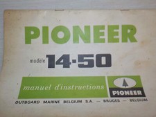 MANUEL  D INSTRUCTION TRONCONNEUSE PIONEER 14.50