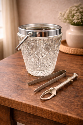 Seau glacon glace en - à, verre