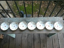 Seven Antique Meissen