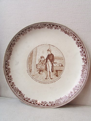 Ancienne assiette faience - ancienne,