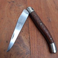 Joli Couteau Régional LAGUIOLE EXTRA G.DAVID Manche en Bois 