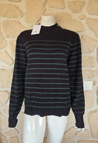 Pull noir vert pessie - noir,