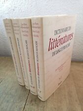DICTIONNAIRE DES LITTERATURES