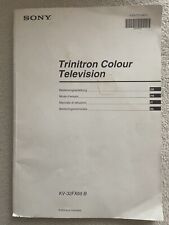 mode d’emploi TV SONY KV-32FX65 B