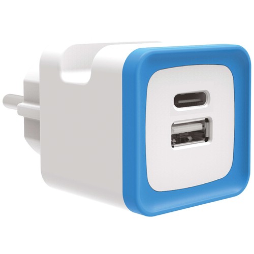 Prise murale double usb - double, &