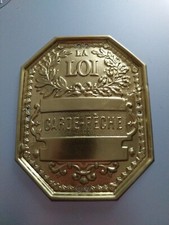 Plaque en laiton "La Loi -
