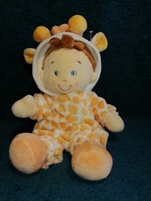 Doudou peluche poupée déguisée en girafe Nicotoy Neuf
