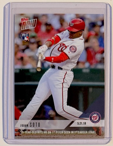 2018 topps now juan soto - •,