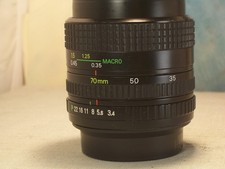 Objectif Zoom rikenon P  35-70mm 1:3.4.4.5 monture pentax