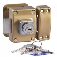 Verrou de sécurité pour porte Cylindre Astral double entrée 42 mm 3 clés Avec c