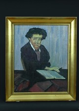 Tableau ancien fauve portrait - fauve,