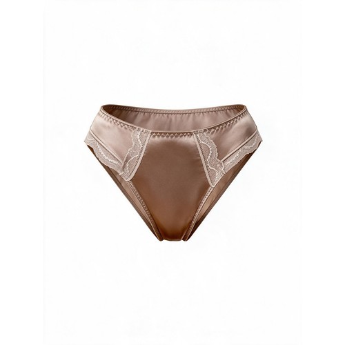 Tanga dentelle satin - dentelle,