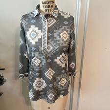 GRETCHEN SCOTT Aztec Print Top