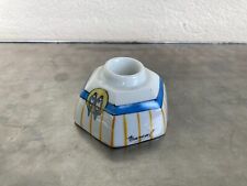 ANCIEN ENCRIER EN FAIENCE ART DECO DECOR AUX OISEAUX SIGNE TARIAL PORTE PLUME