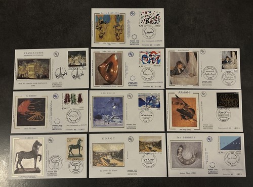 Timbre france lot fdc - 10, de