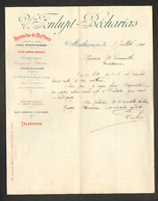 MONTLUCON (03) CHIFFONS & METAUX "Vve FONLUPT & BECHARIAS" en 1906