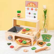 Jeu cuisine en bois pour