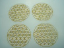 Set 4 Dessous De Verre " Fleur