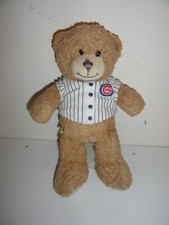 CUTE CHICAGO CUBS FUZZY BROWN BEAR STUFFED TOY