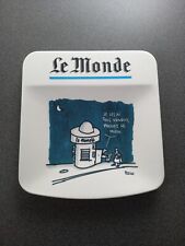 RAMASSE MONNAIE VIDE POCHE PUBLICITAIRE MEBEL JOURNAL LE MONDE DESSIN DE PESSIN 