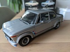 MINT BMW 2002 TURBO 1/18 Kyosho Silver 08542S DIECAST