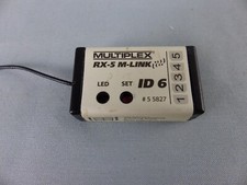 MULTIPLEX récepteur RX-5 M-LINK ID 6 référence 55827 , testé OK modélisme RC