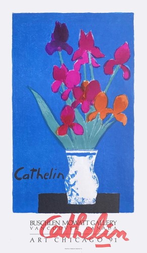 Bernard cathelin affiche - cathelin,