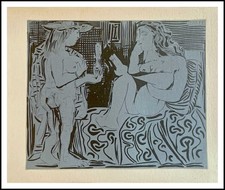 Pablo PICASSO : Couple au