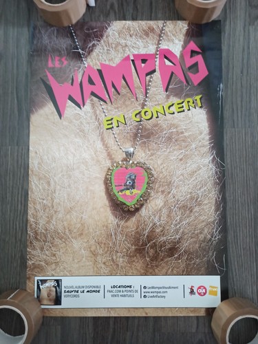 Affiche concert les wampas - affiche,
