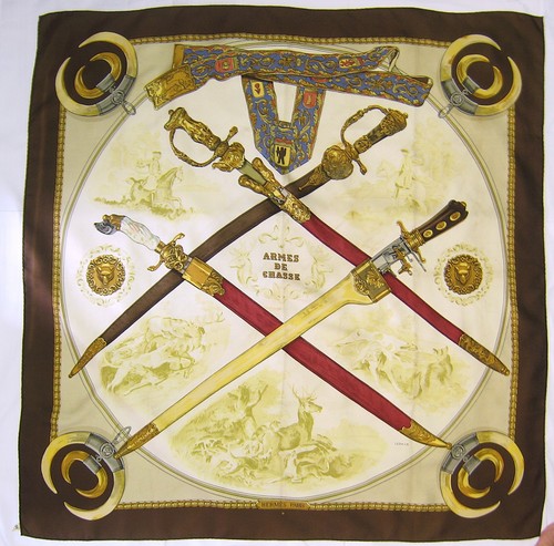 Hermès foulard vintage - , en