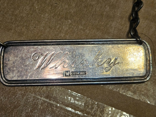 Antique vintage whiskey silver - antique,