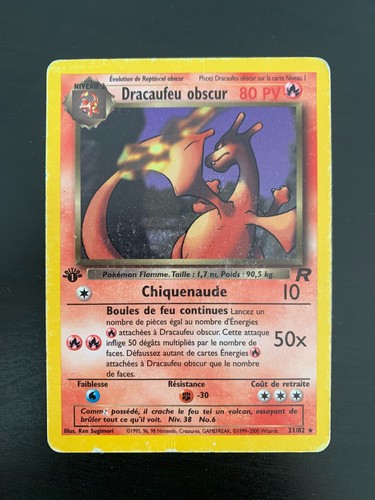 Carte pokémon rare dracaufeu - rare,