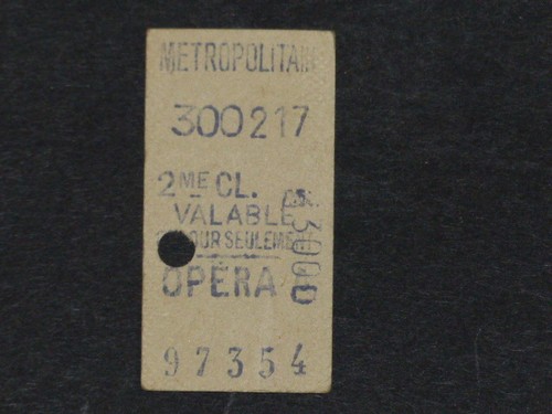 Collections ticket de metro - [collections],
