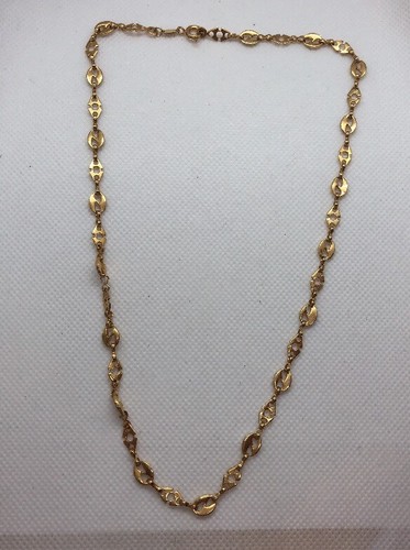 Collier plaqué vintage - collier, ras