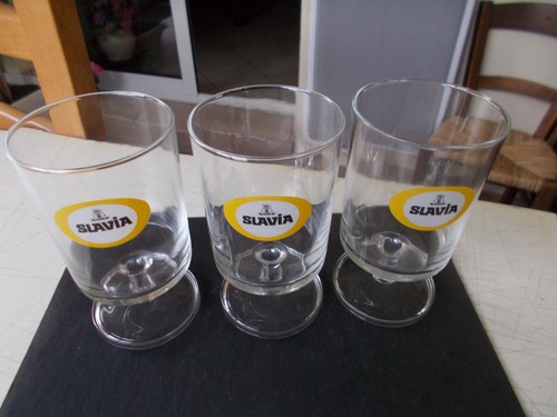 Anciens verres pied pour - 3,