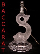 BACCARAT LAMPE AU DAUPHIN EN