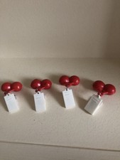? Lot de 4 Pinces cerise pour nappe, ressort inox, pince nappe poids cerises