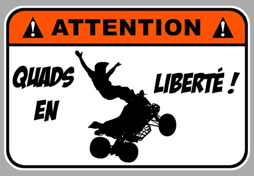 Quad liberte attention - quad,