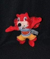 Peluche doudou écureuil rouge