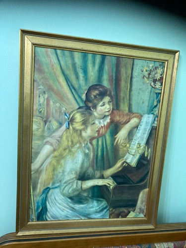 Tableau bois doré peinture - tableau,