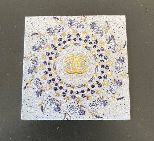 Carte parfumé chanel noel - carte,