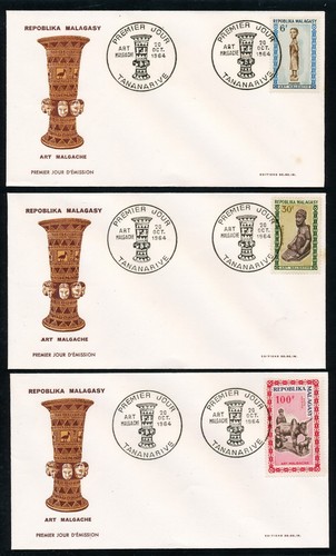 Madagascar fdc officielles - -, 3