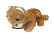 Peluche Lion marron blanc Aux Nations 35 cm
