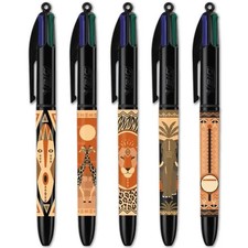 LOT 5  STYLOS BIC 4 COULEURS