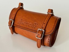 NOS Sacoche De Selle BIANCHI 2000s Saddle Bag (Brown) (Tool Pouch) (Leather)