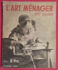 L'ART MENAGER - spécial Xème